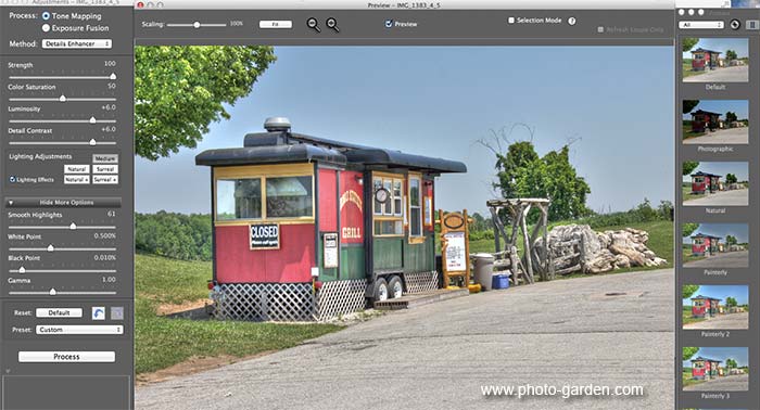 Фильтр Painerly для HDR фотографии