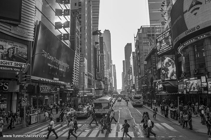 Цент города Нью Йорк без цвета