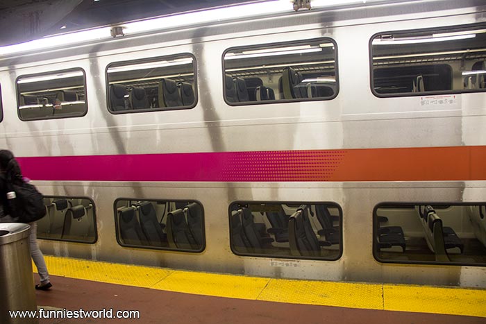 Внешний вид американского поезда