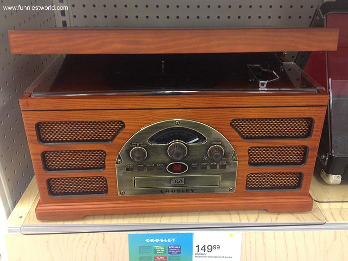 Плеер CD и пластинок в старинном стиле