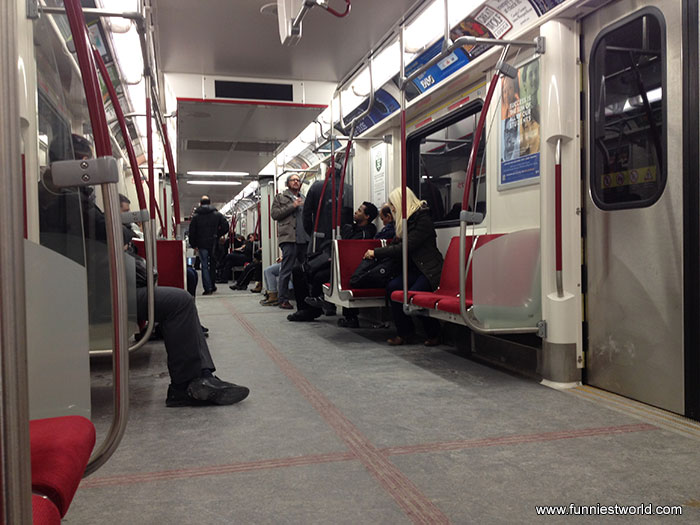 Дорога домой в метро