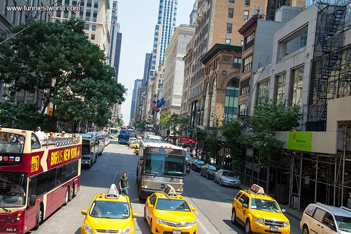 Дороги в Нью Йорке ночью