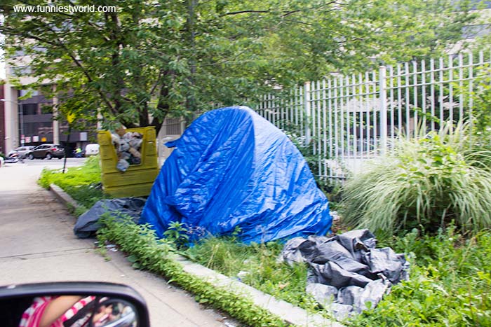 американские бомжи